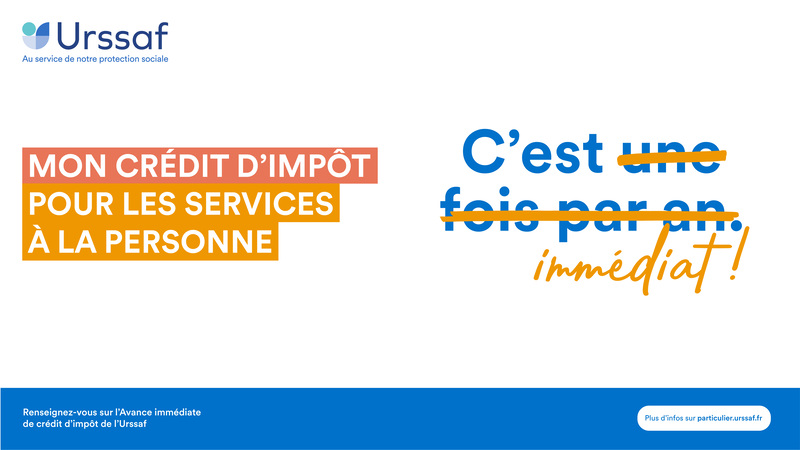 Avance immédiate de crédit d'impôt